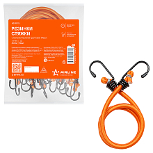 Резинки-стяжки набор 10 шт. 60 см, D-8 мм (металлические крючки)