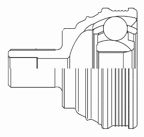 ШРУС наружный для автомобилей Skoda Octavia A5 (04-) 1.6i АT