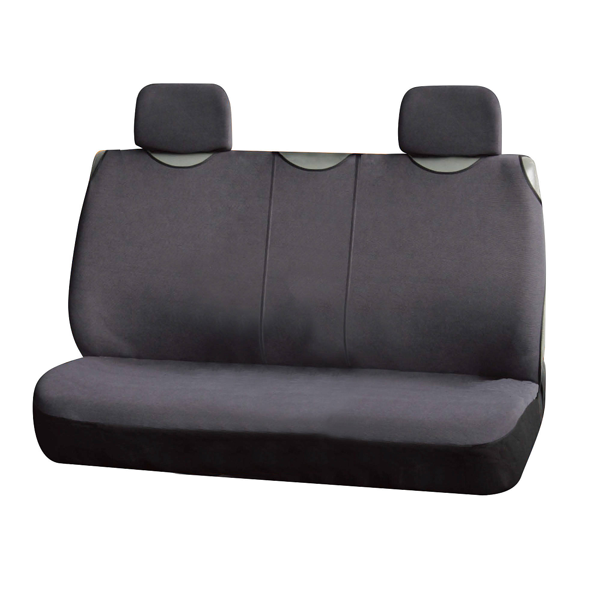 Чехлы-майки "Сио" комплект передние/задние, цвет серый, материал велюр