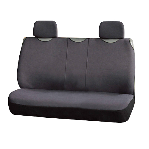 Чехлы-майки "Сио" комплект передние/задние, цвет серый, материал велюр