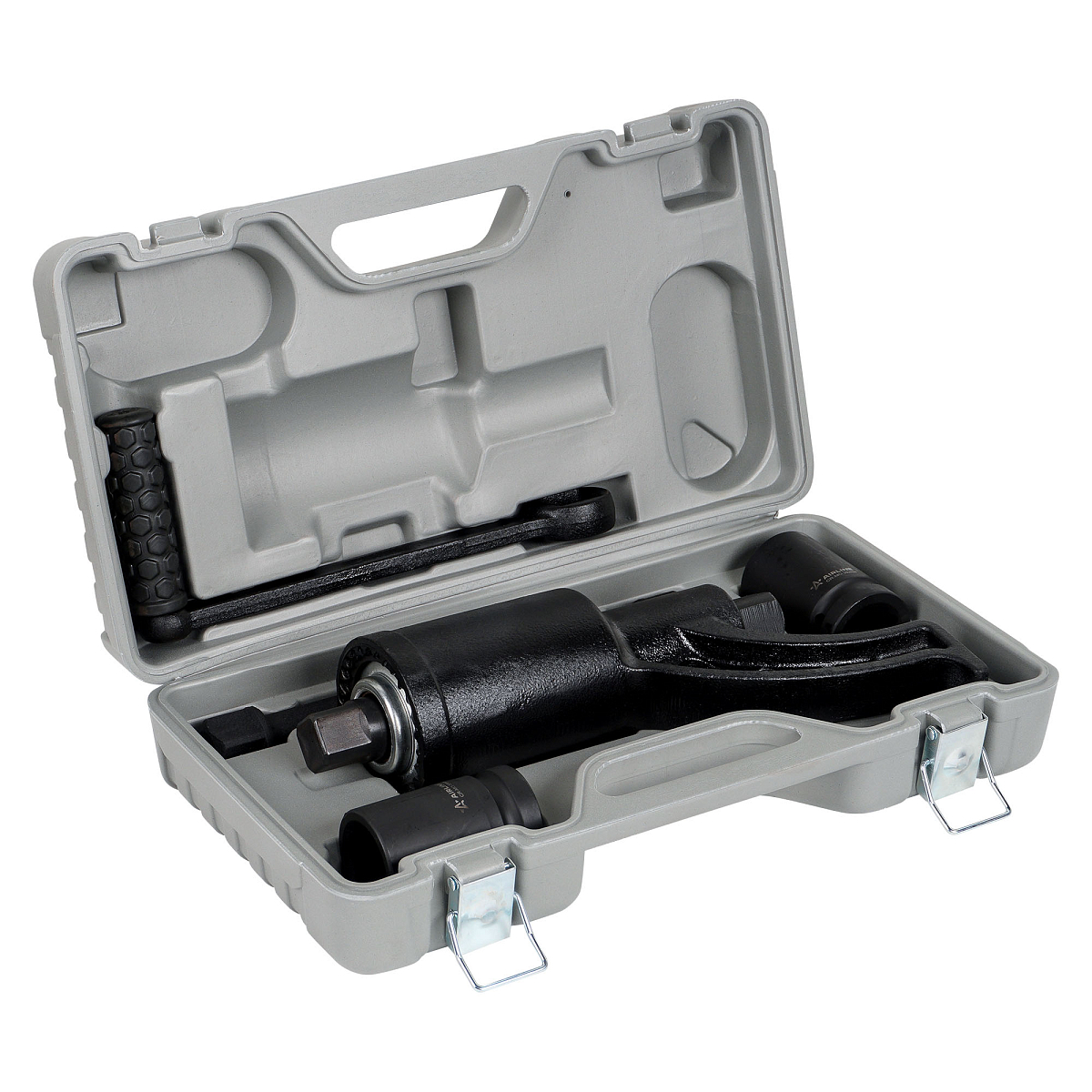 Гайковерт механич. 1"DR 4800Нм 1:64, 310мм с головками 32 и 33мм пласт.кейс