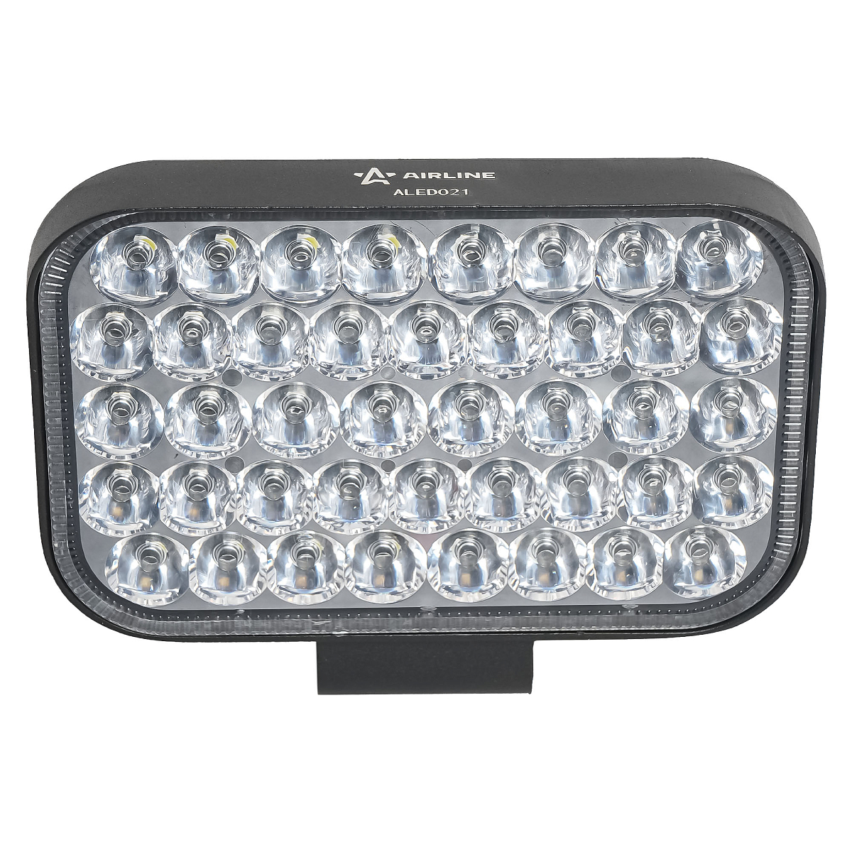 Фара светодиодная прямоугольная, 42LED, дальний свет, 42Вт, 152х104х40мм, 12/24В, PLUS