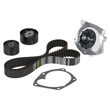 Ремкомплект ГРМ для автомобилей Renault Duster (10-) 2.0i (помпа/ремень/2ролика)