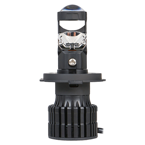 Лампа светодиодная H4 LED LENS, 50Вт, 6800Лм (3400Лм x 2), 6500К (Белый), 12/24В, комплект 2 шт.