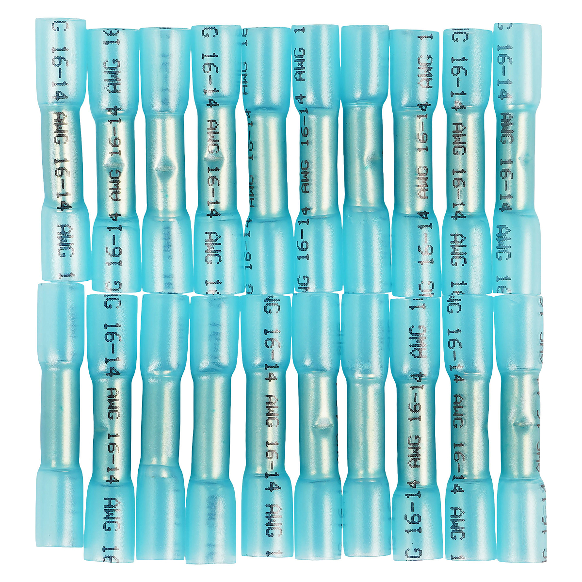 Гильза соединительная (ГСИ) для проводов 1.5-2.5 мм2, комплект (20 шт.) в термоусадке