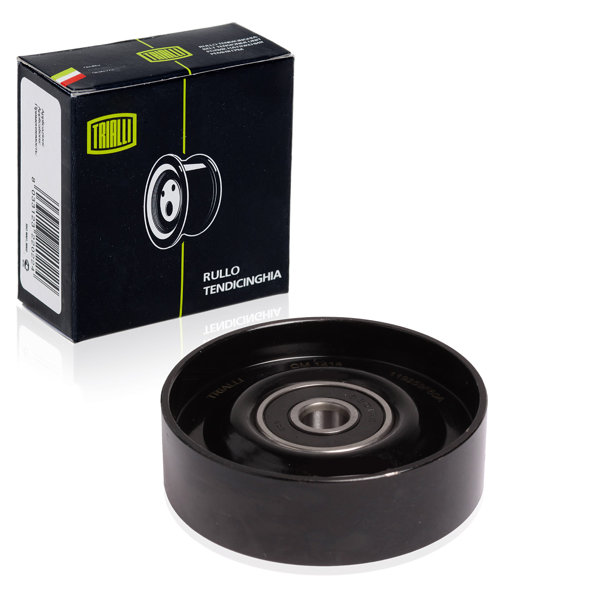 Ролик привод. ремня для автомобилей Nissan Almera N16 (00-) 1.5i/1.6i/1.8i (натяжной) ремня компрессора и генератора D=85