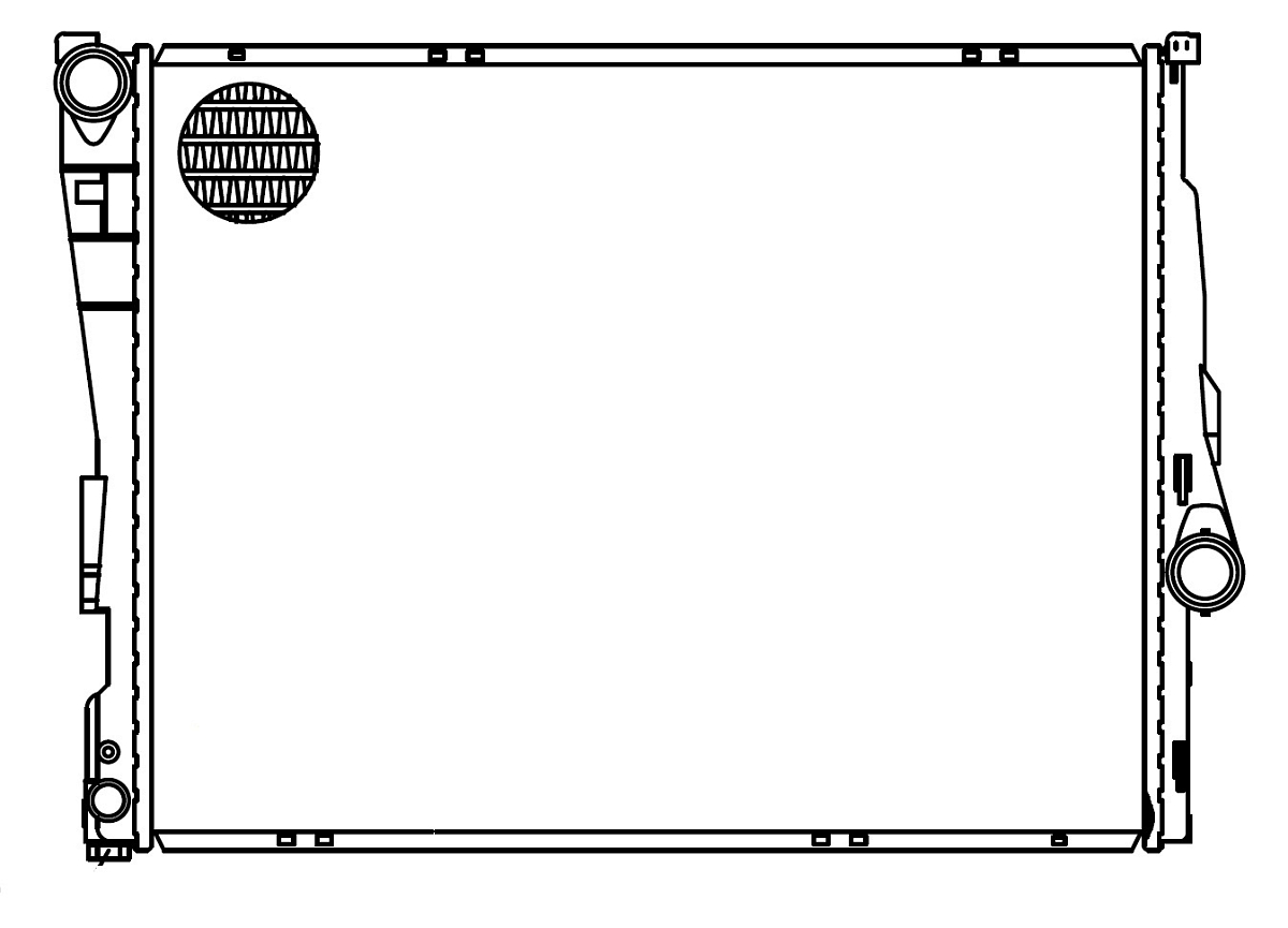 Радиатор охлаждения для автомобилей BMW 3 (E46) (98-) М/А