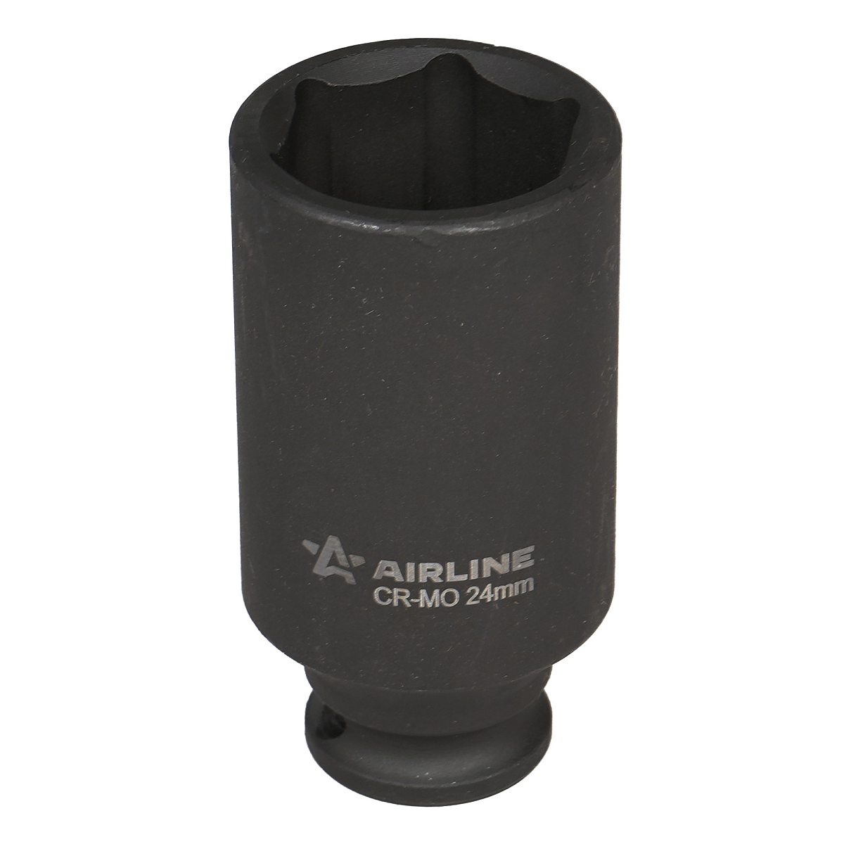 Головка ударная торцевая 3/8"DR шестигранная глубокая 24мм, L=65мм