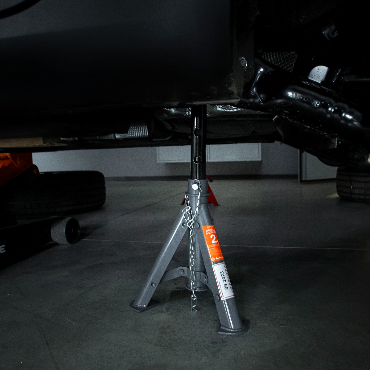 Стойка опорная 2т 275-365мм, пальцевый механизм, складная, 2 шт.