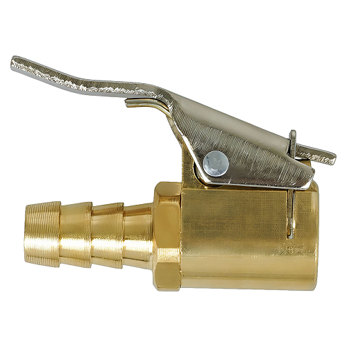 Наконечник подкачки AC-02 Cu, штуцер елочка, D8*15 мм, латунь