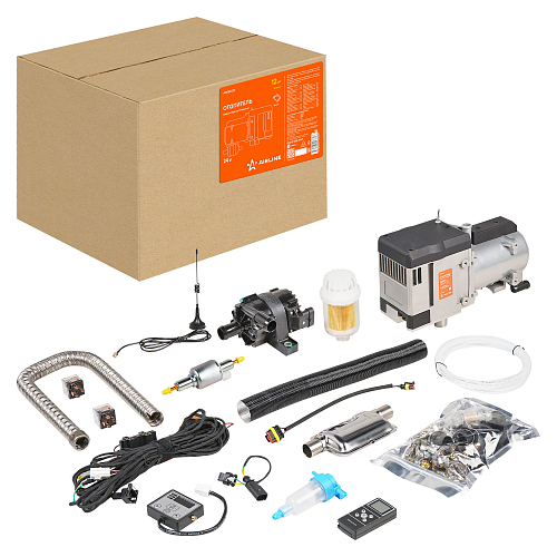 Отопитель жидкостный автономный 24В 12КВт дизель