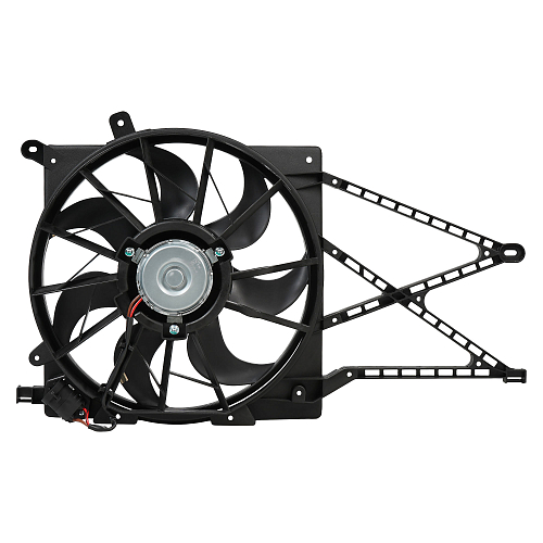 Электровентилятор охлаждения для автомобилей Opel Astra H (04-)/Zafira B (05-) (с кожухом и резистором)