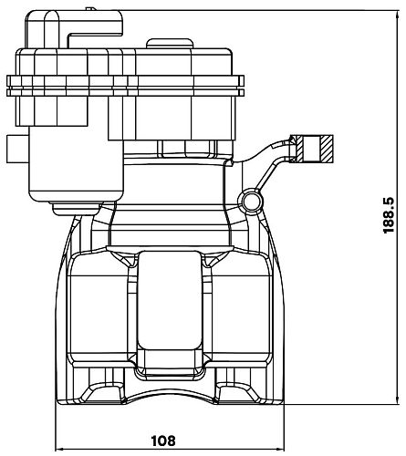 Суппорт тормозной для автомобилей Jetour X70 Plus (20-)/X90 plus (21-) задний правый d=41мм (автомобиль с электродвигателем стояночного тормоза)