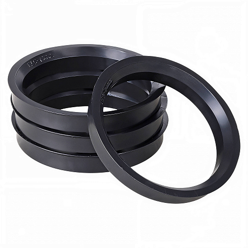 Кольцо центровочное для литого диска 66.6-57.1мм, комплект 4 шт., пластик