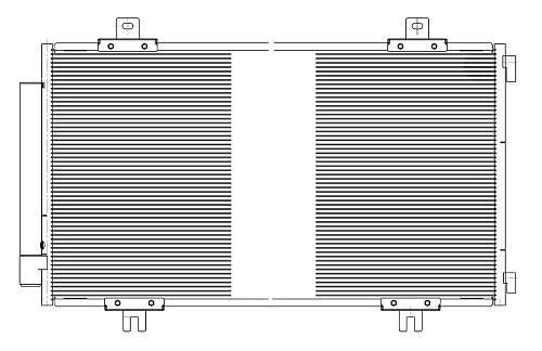 Радиатор кондиционера для автомобилей SX4 II (S-Cross) (13-)/Vitara II (14-) 1.6i