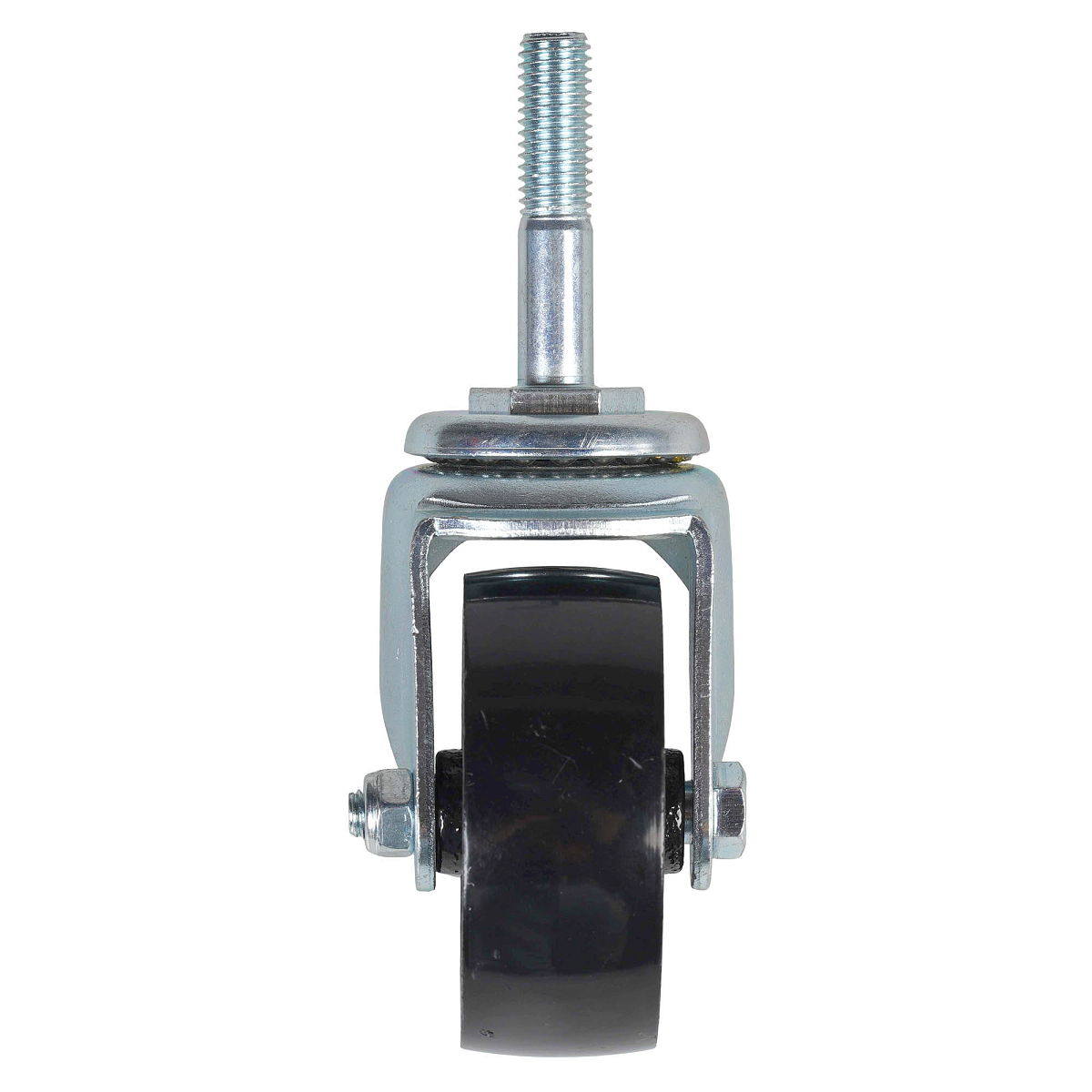 Колесо для трансмиссионной стойки 0.3т - 0.5т, D75, поворотное с крепежом