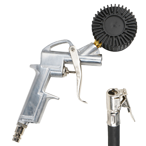 Пистолет для накачки шин ПШ3, 12 АТМ с манометром