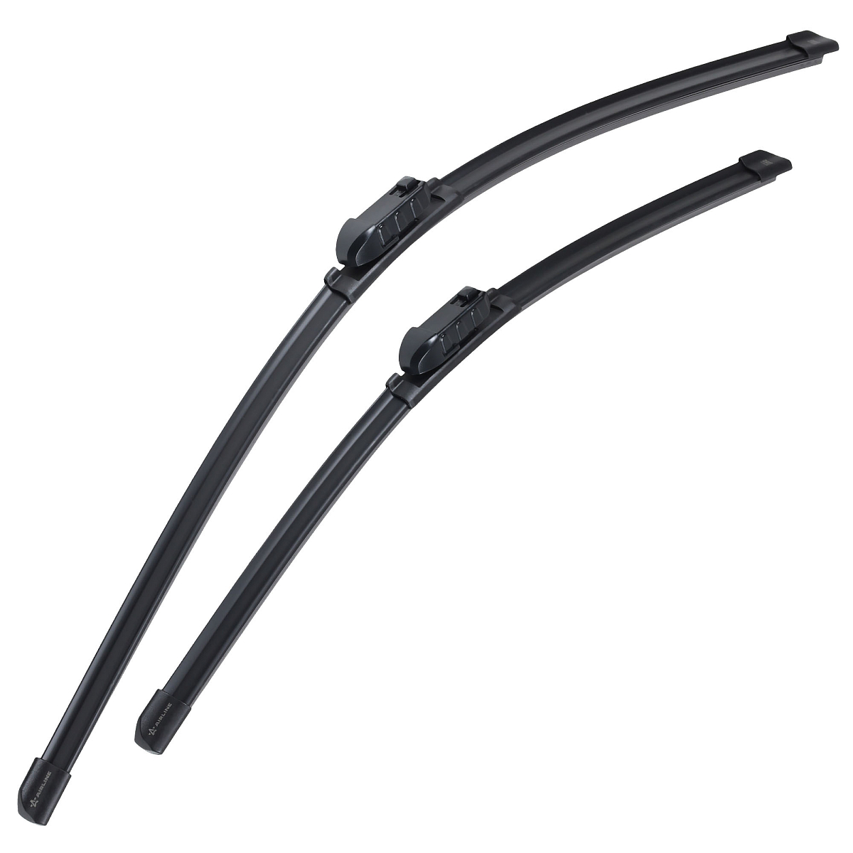 Щетки стеклоочистителя комплект 650/500мм (26"/20") бескаркасные с креплением "Push Button 19 мм", 2 штуки МП-серия