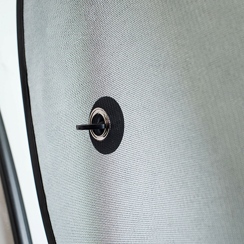 Шторки солнцезащитные 44*36см на боковые стекла, компл.2 шт., черные