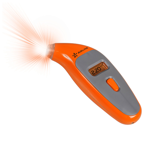 Манометр цифровой металлический с подсветкой ЖК дисплей 7 АТМ