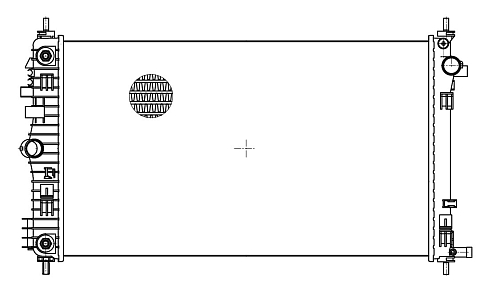 Радиатор охлаждения для автомобилей Insignia (08-) 2.0T AT