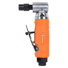 Машинка шлифовальная пневматическая 165мм, 20000об/мин угловая с оснасткой 43пр. кейс