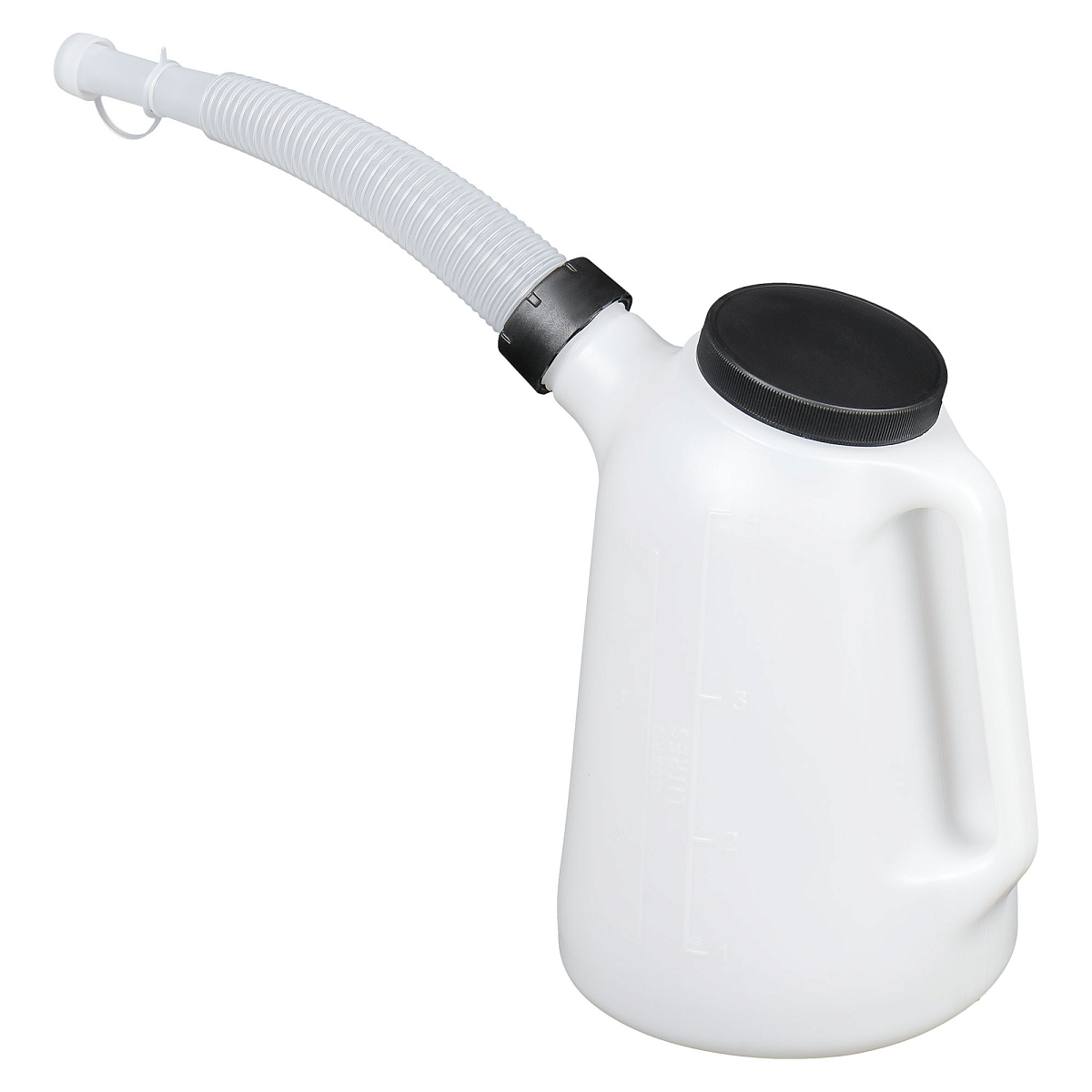 Емкость (лейка) мерная PRO 4л пластиковая для масла и тех. жидк., резьб. крышка