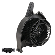 Электровентилятор отопителя для автомобилей Polo Sedan (10-)/(20-)/Skoda Rapid (10-)/Fabia II (07-) A/C+