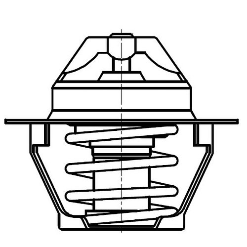 Термостат для автомобилей Лада Largus (12-)/Renault Logan (04-) (термоэлемент) (83°С)