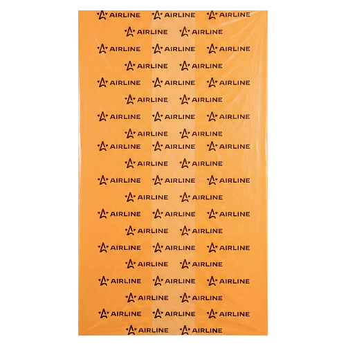 Пакеты для колес R12-22, 20 шт в рулоне, 115х115 см, 18 мкм, оранж.