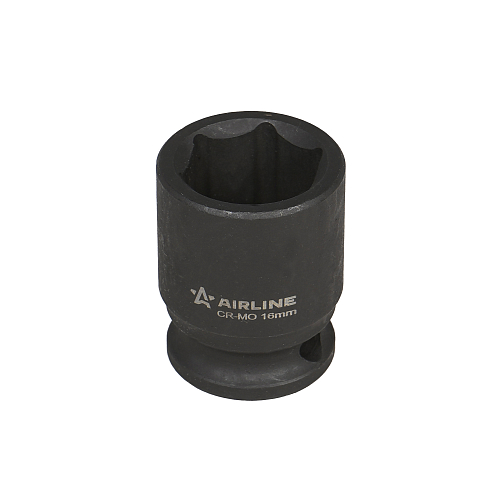 Головка ударная торцевая 3/8"DR шестигранная 16мм, L=30мм