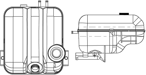 Бачок расширительный охл. жидкости для автомобилей Volvo Trucks FH (93-)/(02-)/(12-)