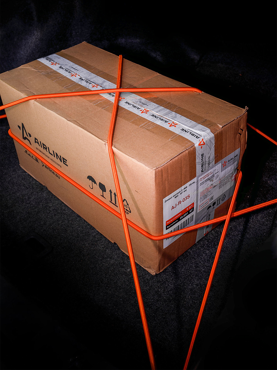 Резинки-стяжки набор 6 шт.: 2 шт.-60см, 2шт.-80см, 2шт-100см, D-8 мм (металлические крючки)