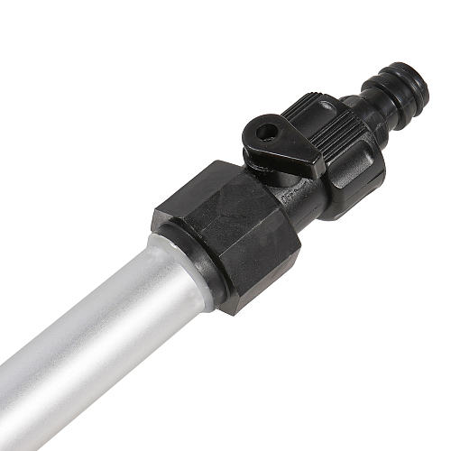 Швабра с насадкой для шланга, щеткой 20см и ручкой 75см