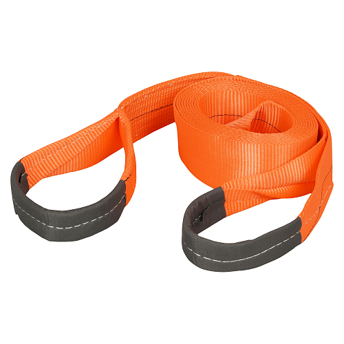 Трос VIP буксировочный усиленный (лента) 20 т, 6 м , 2 металл. шакла, с мешком