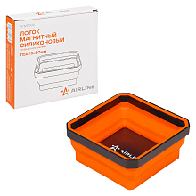 Лоток магнитный силиконовый складной для крепежа 115Х115Х50мм