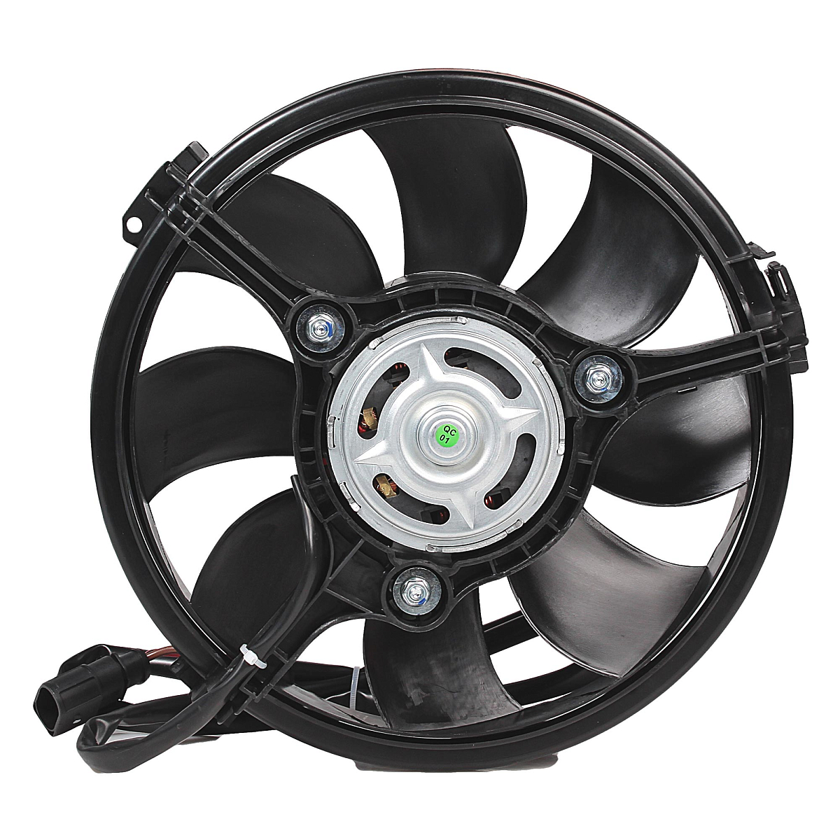 Электровентилятор кондиционера для автомобилей VW Passat (B5) (96-)/Audi A6 (C5) (97-) (c кожухом) (тип Gate)