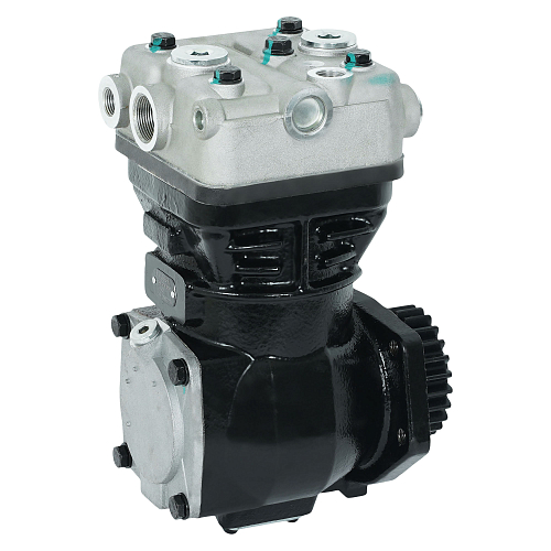 Компрессор воздушный для автомобилей КАМАЗ, ЛИАЗ (1 цилиндр) (н/о c 2011г., аналог K039634N50)