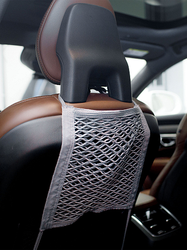 Сетка карман между передними сиденьями 30*28 см ( 4 пластиковых крючка)