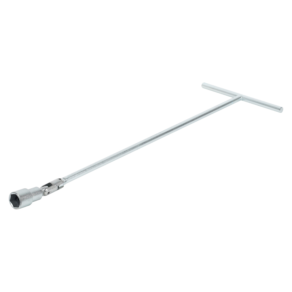 Ключ свечной Т-образный 21мм, 500мм INDUSTRY металл.рукоятка, резиновый фиксатор