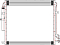 Радиатор кондиционера для автомобилей Discovery (04-)/(10-)/Range Rover Sport I (05-) 4.0i/4.4i