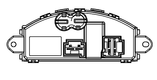 Резистор электровентилятора отопителя для автомобилей Skoda Octavia A7 (13-)/VW Golf VII (12-)/Tiguan (16-)
