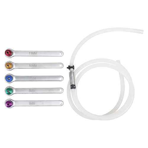 Ключи для прокачки тормозной системы, 7-11 мм, набор 6пр., кейс