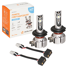 Лампа светодиодная H7 STANDARD, 17Вт, 4000Лм (2000Лм x 2), 6000К (Белый), 12В, комплект 2 шт.