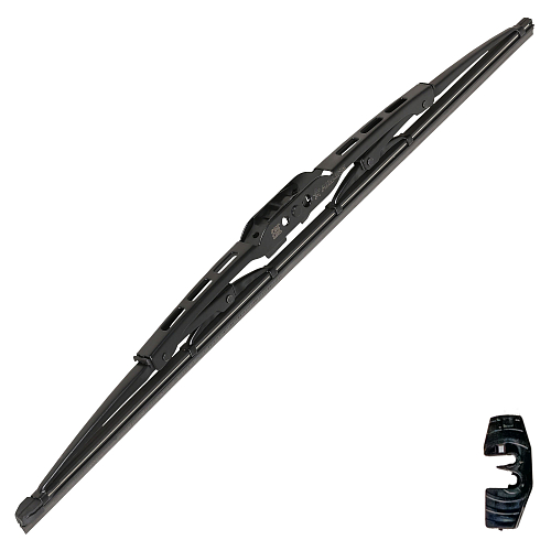 Щетка стеклоочистителя 430 мм (17") каркасная, 1 адаптер