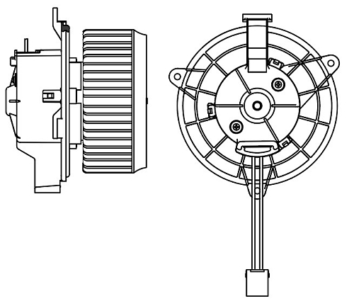 Электровентилятор отопителя для автомобилей Chevrolet Orlando (10-)
