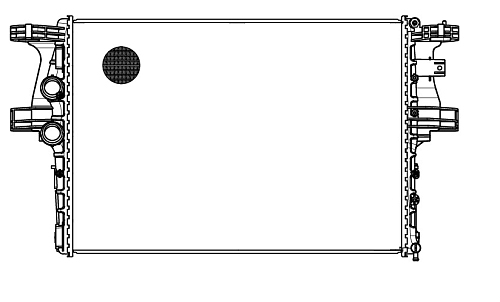 Радиатор охлаждения для автомобилей Daily V (11-)/VI (14-) (29L/33S/35C,S/40C/50C) M/A
