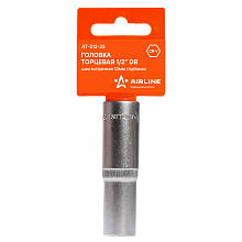 Головка торцевая 1/2"DR шестигранная 13мм, L=78мм пласт.подвес