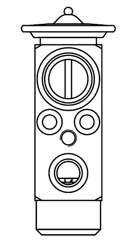 Клапан расширительный кондиционера (ТРВ) для автомобилей Astra H (04-) 1.6i/1.8i