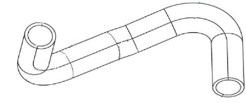 Патрубок охл. для а/м Hyundai Solaris/Kia Rio (10-) 1.4i/1.6i нижн. (EPDM, 1 шт.)